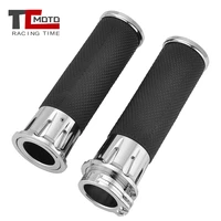 motorcycle cnc handle 1 25mm handlebar hand grips for harley sportster iron xl 883 1200 x r vrsc 48 softail touring dyna