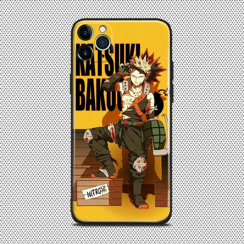 boku no hero academia bakugo anime phone case for iphone se 6 6s 7 8 plus x xr xs 11 12 mini pro max soft silicone cover shell free global shipping