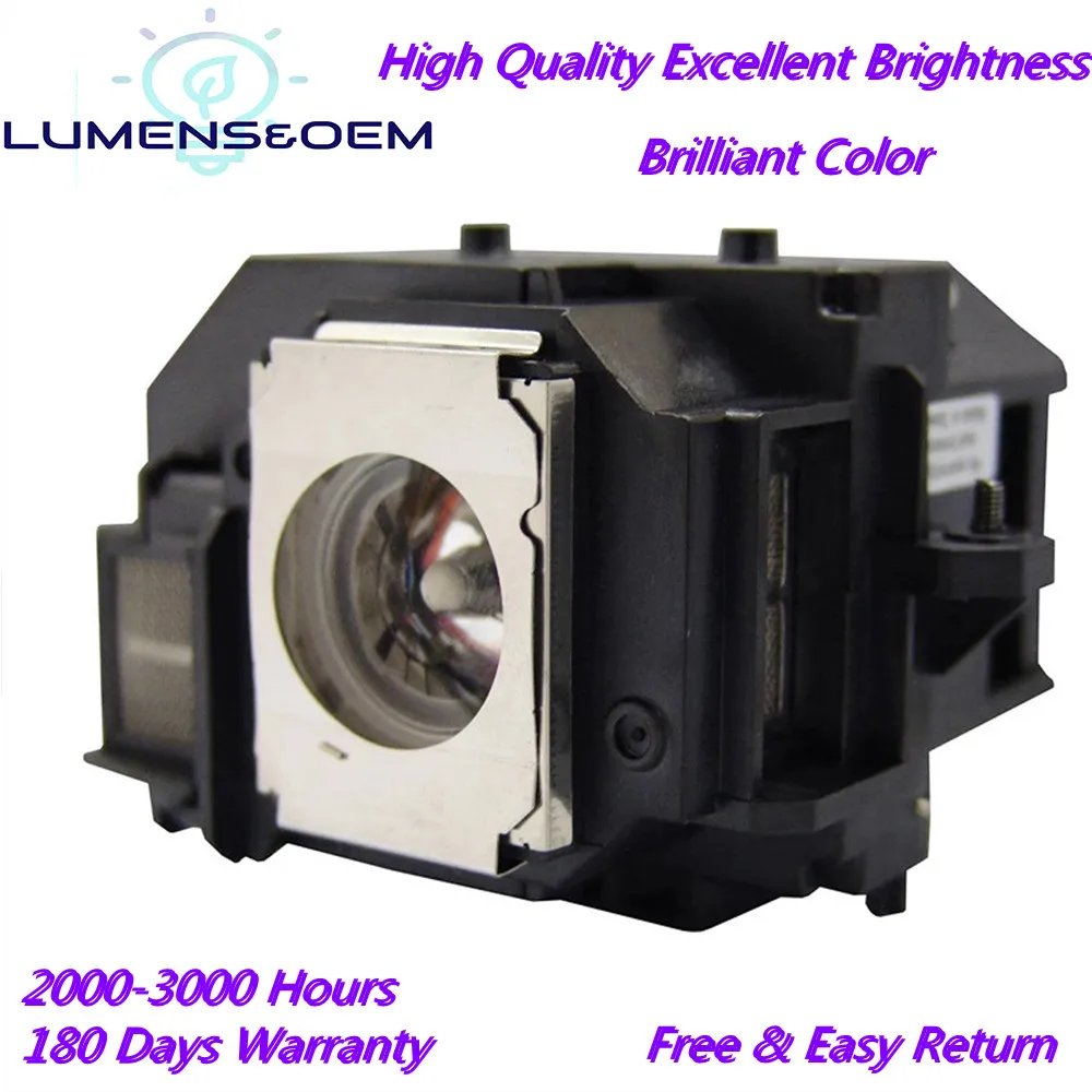 

LUMENS&OEM ELPLP56 / V13H010L56 Replacement Projector Bulb Lamp H319B H319A EH-DM3 /MovieMate 60 /MovieMate 62 180 Days Warranty