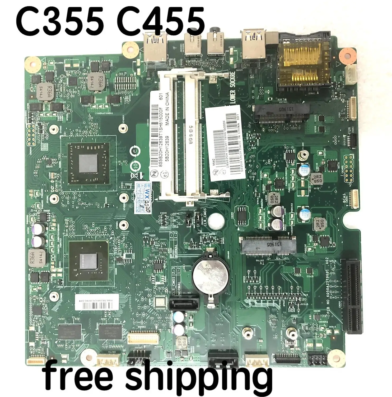 5B20H12639 для материнской платы lenovo C355 C455 CFT3S материнская плата 100% протестирована