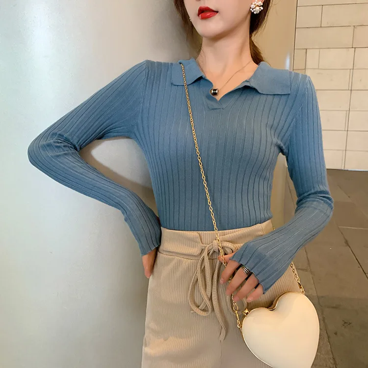 Осень-зима 2019 мягкие Пуловеры с круглым вырезом свитера женский корейский