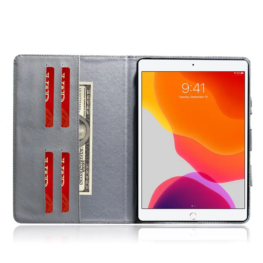 

Fashion Print Handbag PU Leather Case For Apple iPad 7th 10.2 2019 Smart Cover For iPad Pro 10.5 Air 3 2019 Tablet Case + Film