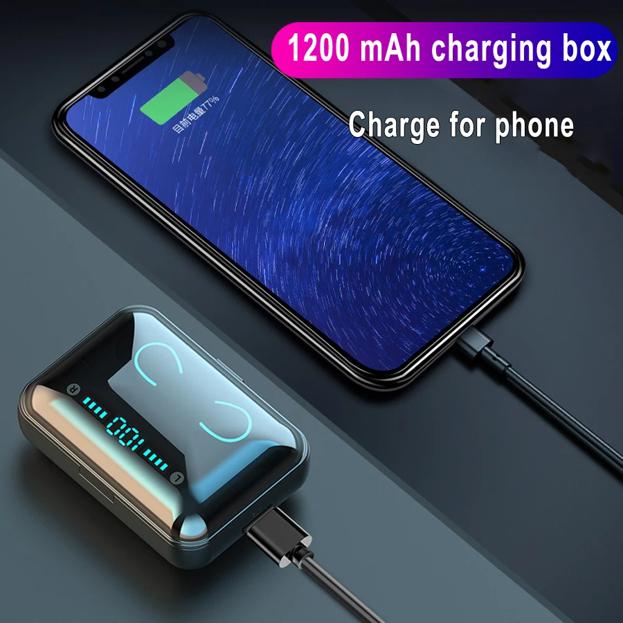 TWS 5,0 Bluetooth наушники беспроводные наушники HIFI 8D бас стерео гарнитура громкой связи бинауральные звонки беспроводные наушники