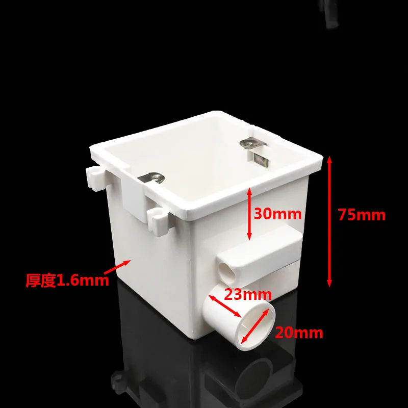 ПВХ утолщенная проводка кассета встроенная настенная распределительная коробка