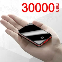 30000mah power bank mini portable charger for xiaomi samsung iphone double usb outdoor emergency external battery powerbank
