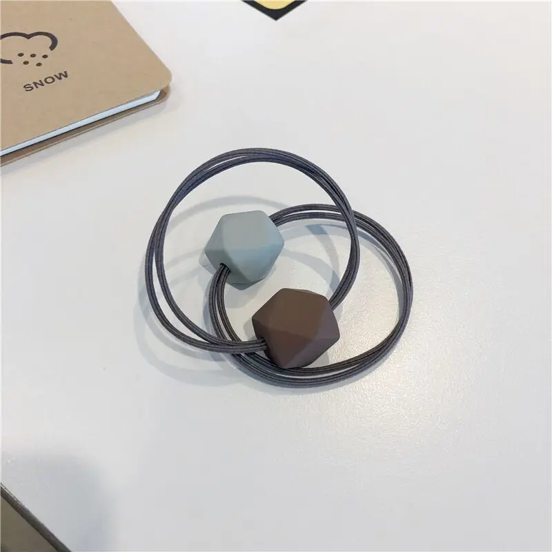 Новая Простая цветная резинка для волос Morandi в Корейском стиле кольцо форме