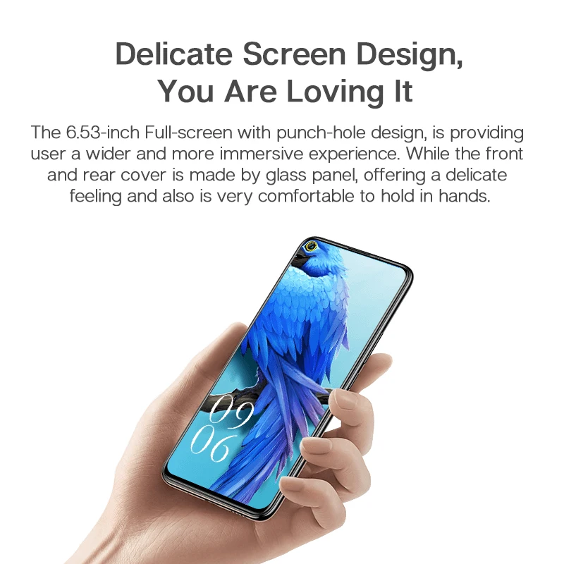 В наличии ELEPHONE U3H 6 ГБ 128 Гб Смартфон Helio P70 Octa Core 53 &quotFHD + безрамочный экран с 48MP