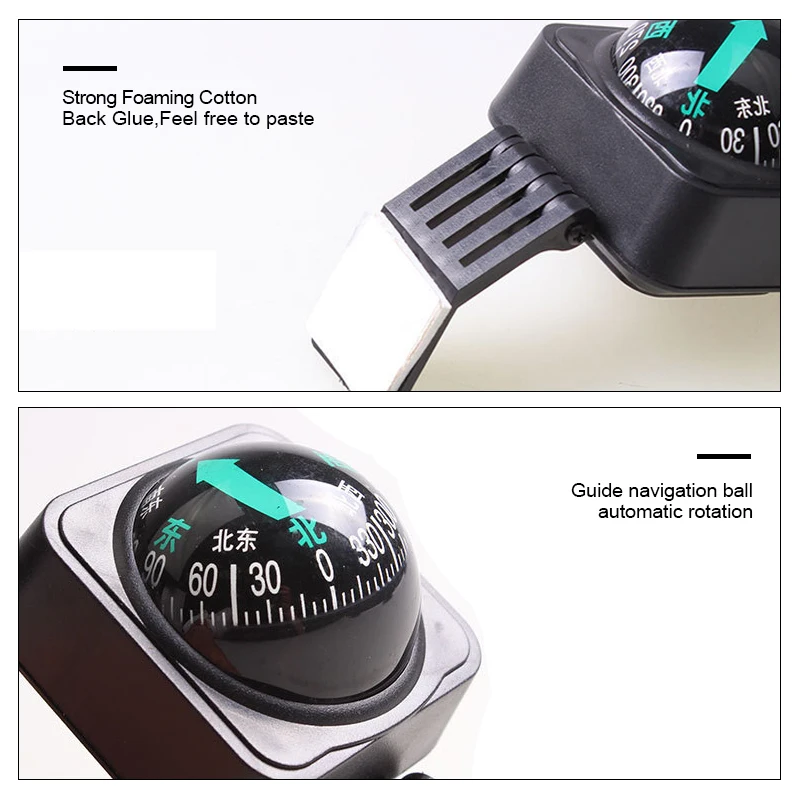 Портативный мини-Компас для установки на открытом воздухе автомобильный