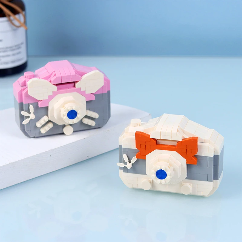 Weagle Siberian Husky Dog Rainbow Horse Donkey Windmill Animal Pet Camera 3D Mini Diamond Blocks Bricks Building Toy Gift no Box | Игрушки и