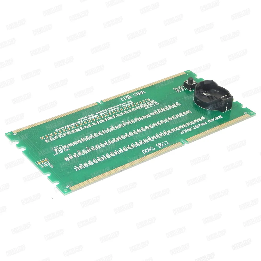 DDR2 DDR3 2 в 1 освещенный тестовый er с светильник для настольной материнской платы