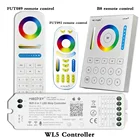 Светодиодный контроллер WL5 Wifi 5 в 1 для светодиодной ленсветильник RGBW RGB + CCT; Пульт дистанционного управления 2,4 ГГц: FUT092,8 зон FUT089,B8 настенная сенсорная панель