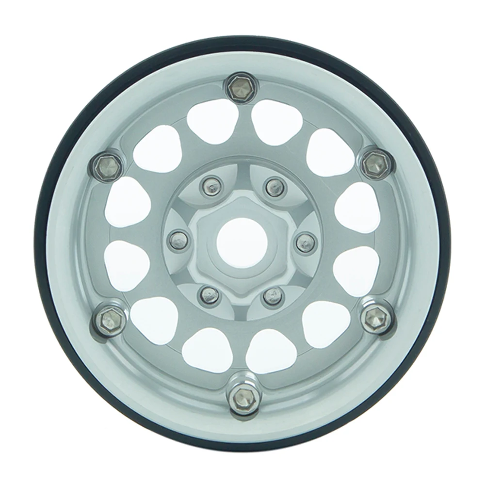 1PCS/4PCS Anodized Metal 1.9 Beadlock Wheel Hub for 1/10 RC Crawler Axial SCX10 Capra Wraith Traxxas TRX4 TRX6 YK4102 Tamiya MST | Игрушки и