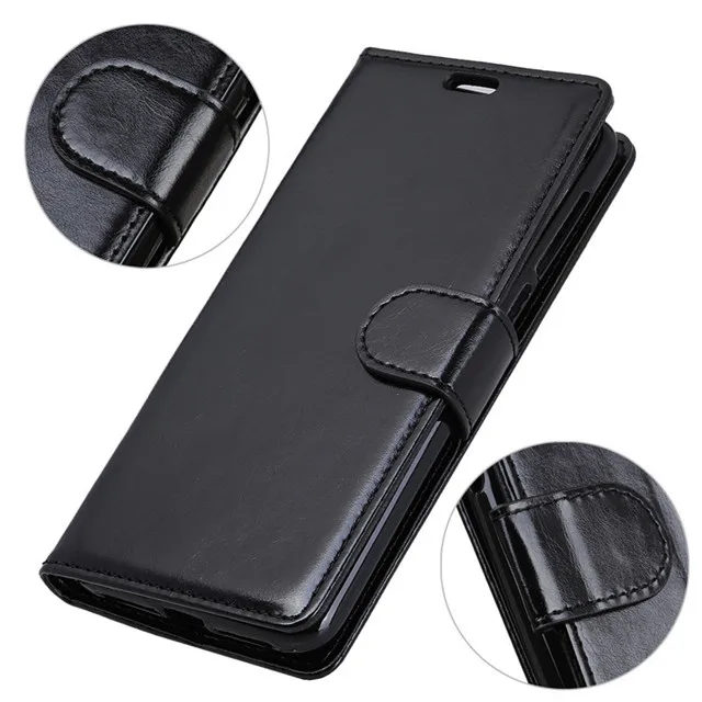 YDL - Black Fundas для realme 2 3 5 Pro чехол Роскошный кожаный флип etui Обложка для книги для realme C2 3i X XT Q 3 5 pro Мягкий силиконовый чехол для телефона - Цвет: YDL - Black