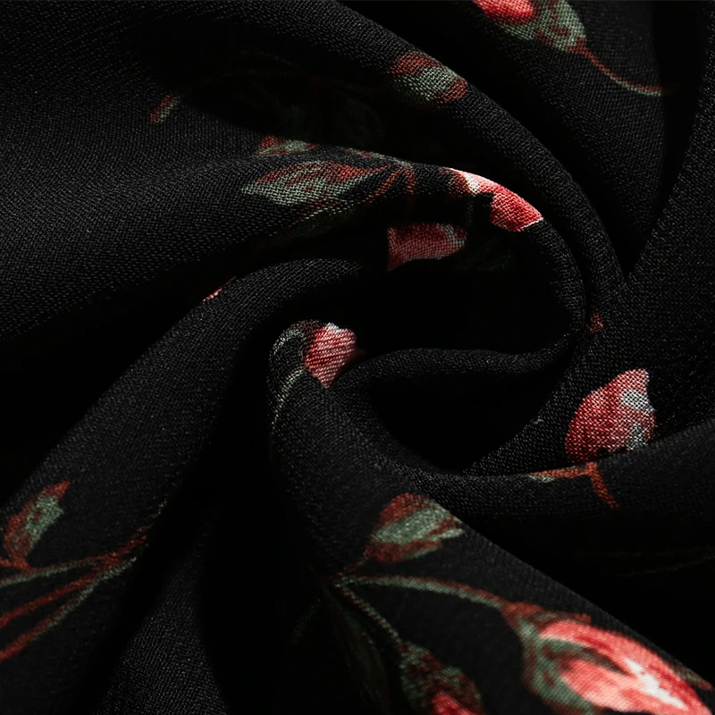 

Zoulv 2021 Spring Summer High Waist Sexy Casual Flower Print Bow Decoration Slim Dress Vestidos Summer Women's Dress