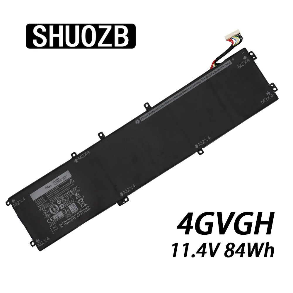 

Laptop Battery 4GVGH for DELL Precision 5510 XPS 15 9550 series 1P6KD T453X P56F P56F001 Notebook Tablet Batteries 11.4V 84Wh
