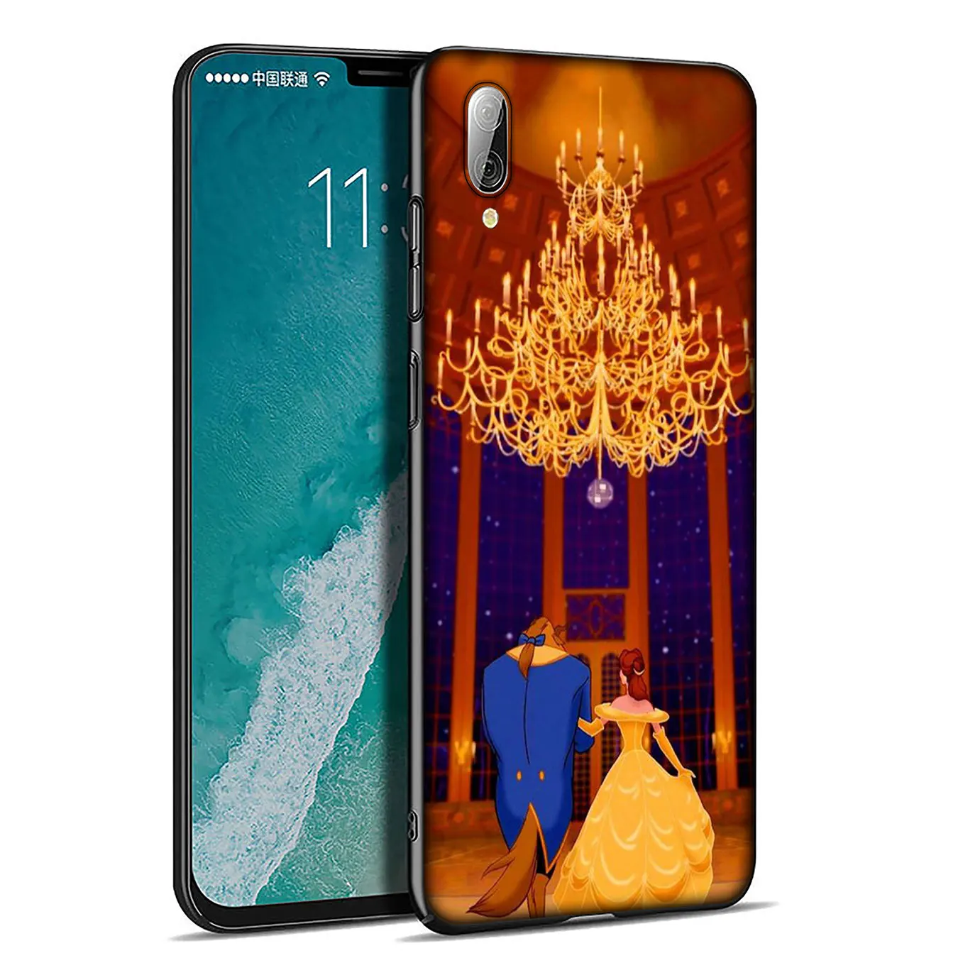 Мягкий силиконовый чехол с рисунком красавицы и зверя для телефона Xiaomi Redmi Note 8 8T 8A