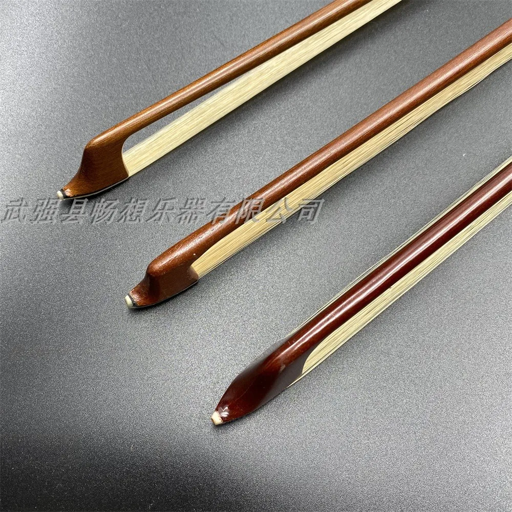 Студенческий лук для скрипки размер 4/4 из бразильского дерева с эбеновой