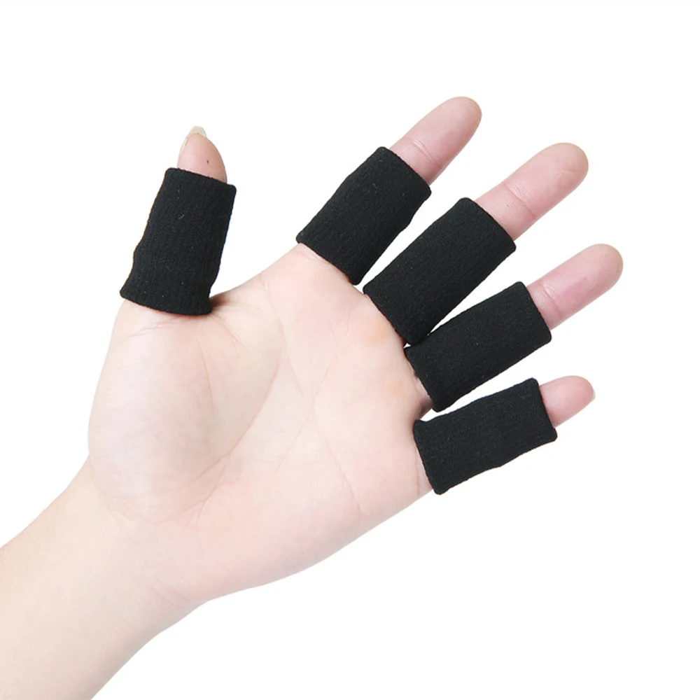 

5pc Finger Cot Protection Frame Supports Elastic Finger Bandage Sleeve Motion Support Relieve Pain Finger Brace De Postura