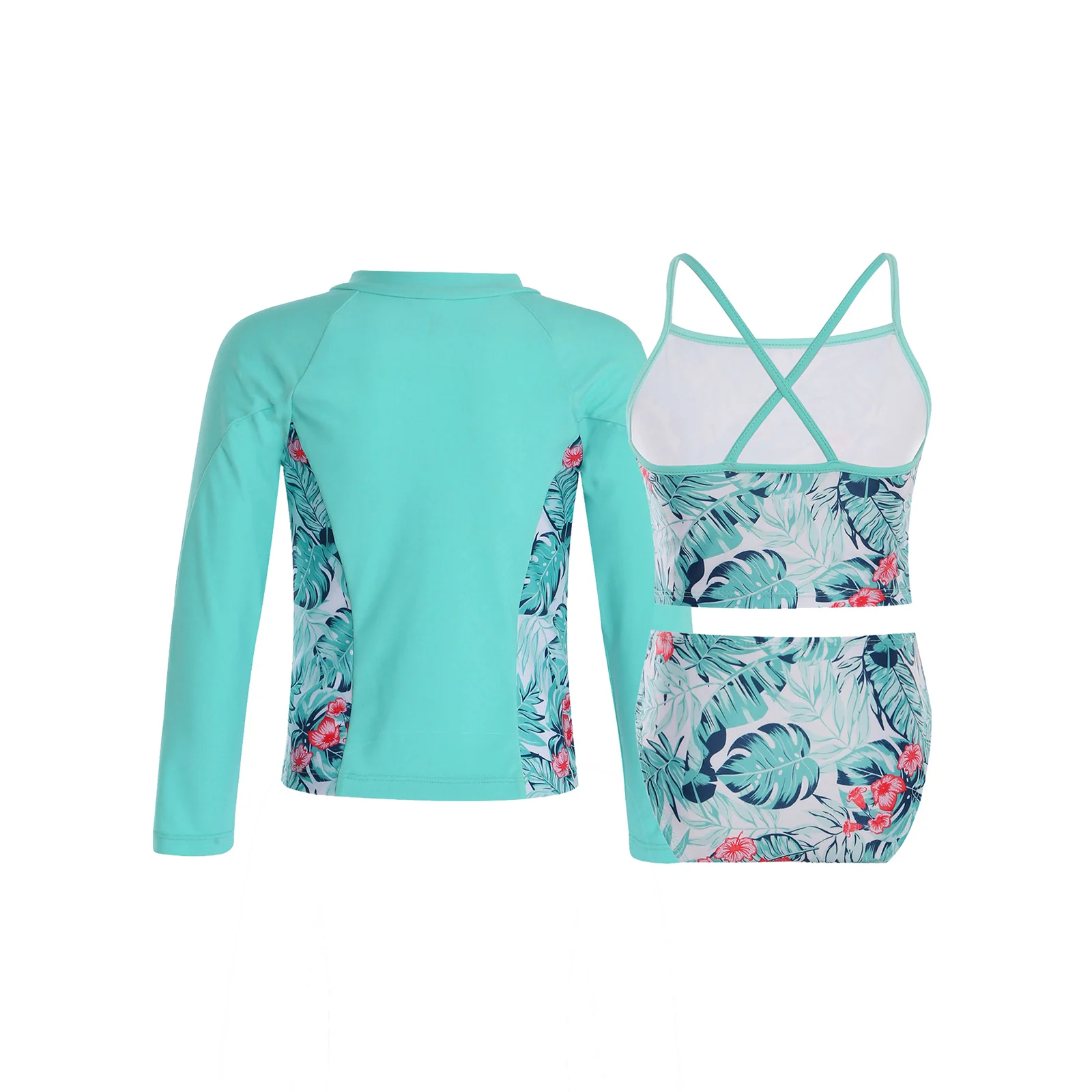 Летние праздничные Детские купальники для девочек купальные костюмы эластичные