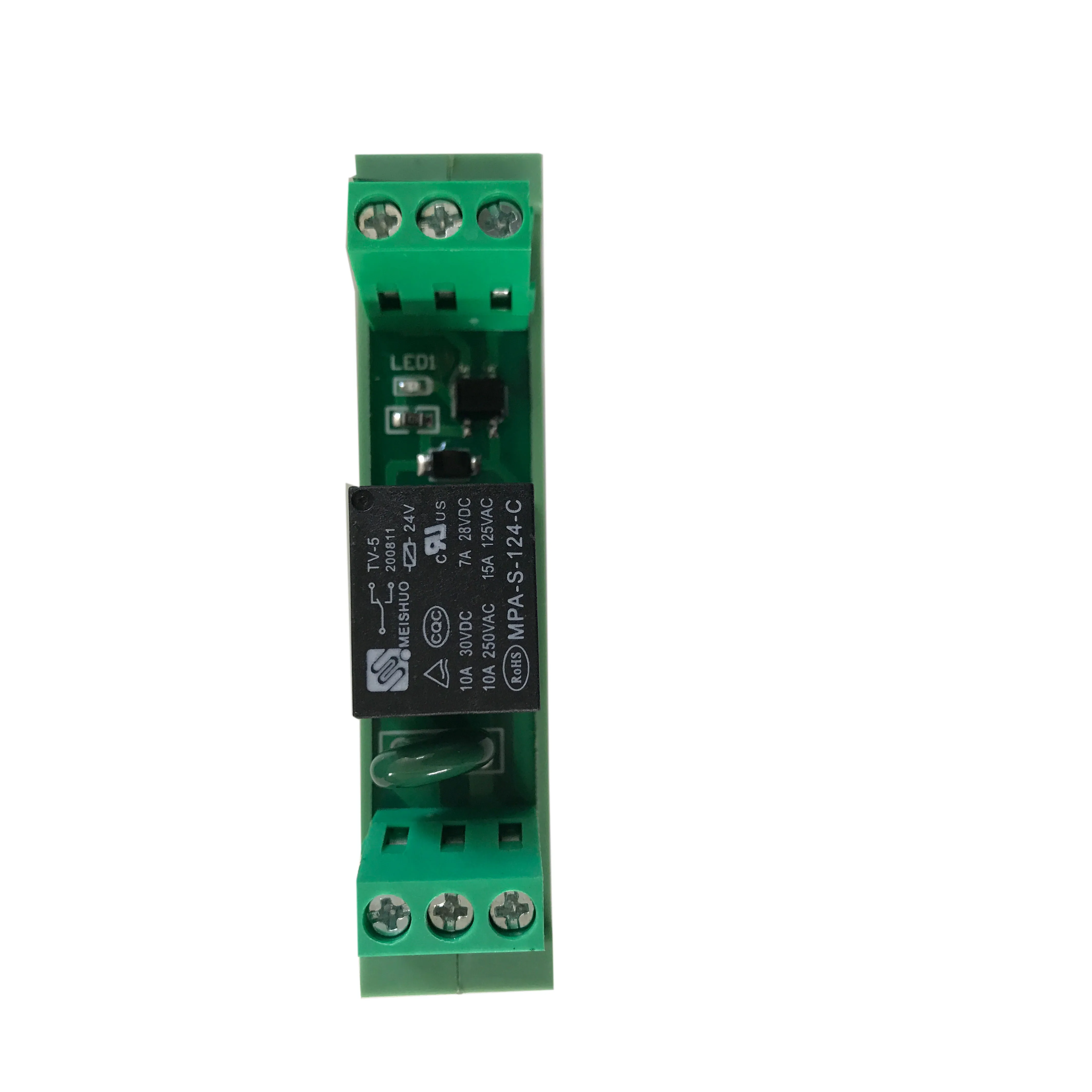 1 канал T73 AC/DC 24V DIN рейка релейный модуль|din rail mounted relays|din mounting raildin relay module |