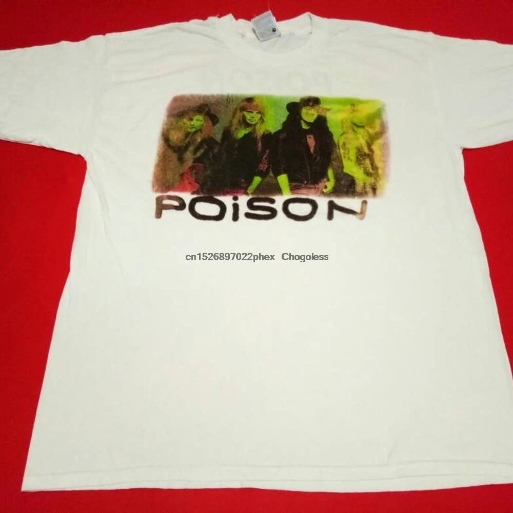 Винтажная Мужская футболка xlarge с рисунком ядовитой группы музыки