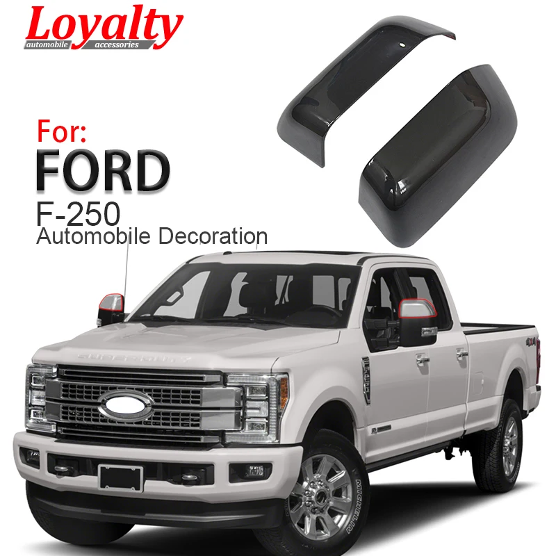 Чехол для полузеркала заднего вида верности Ford F 250 350 450 550 Super Duty 2017 2018 2019 отделка