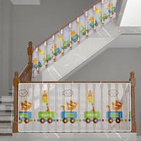 baby gates for stairs kids safety door child stair barrier safe rail balcony stair protection net fence dog gate rope for baby