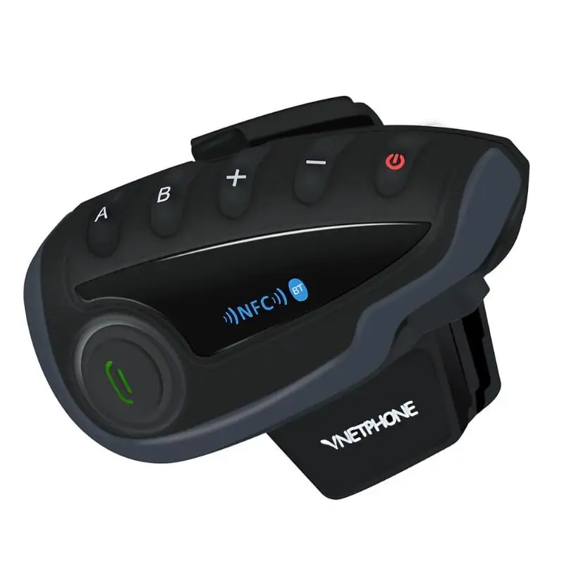 Bluetooth гарнитура V8 5 Rider для шлема ручка с дистанционным управлением NFC мобильный