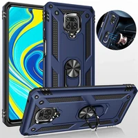 for xiaomi redmi note 9s 9t 9 pro max case shockproof armor stand holder car ring phone case for redmi note 10 4g 10s back cover