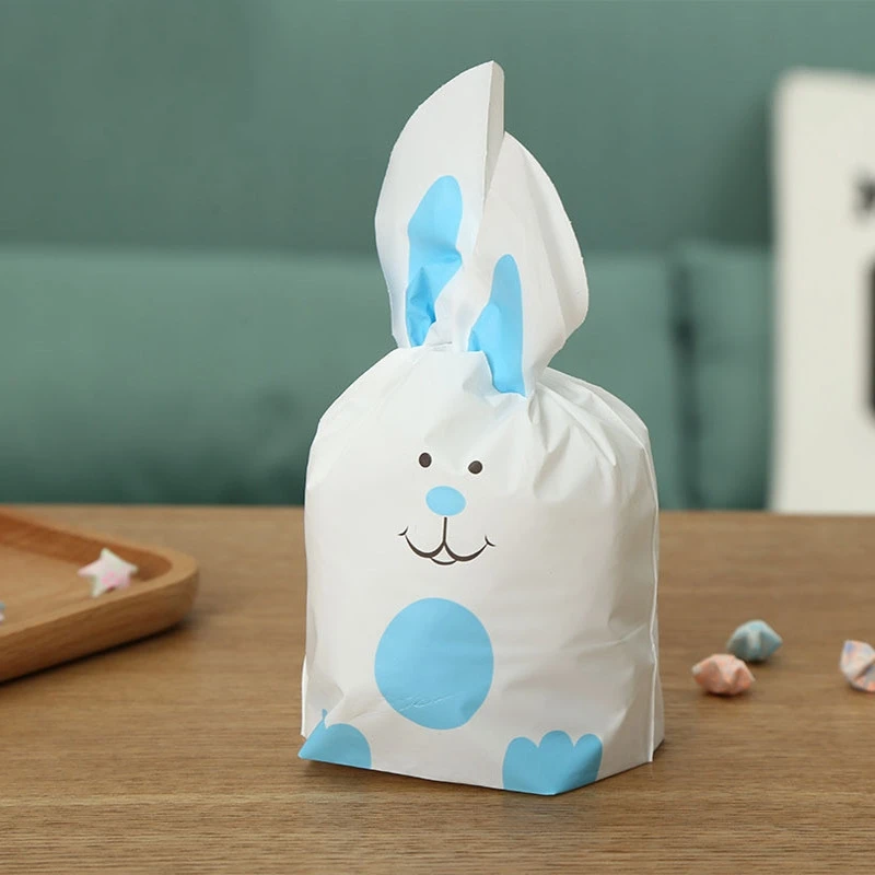 100 шт 13x22 10x17 16x27 см милые с кроличьими ушами для печенья сумки подарочные пакеты для конфет Печенье закуски выпечка посылка Свадебный день рождения Декор