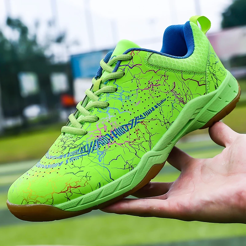 Badminton Shoes Men Professional Training Sport Shoes Breathable Light Sneakers Men Athletic Shoe Anti-Slippery Tennis Sneakers
