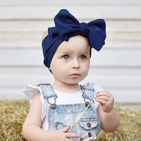 big bowknot headwrap fit all baby large bow girls headband kids bow for hair cotton wide head turban infant newborn headbands