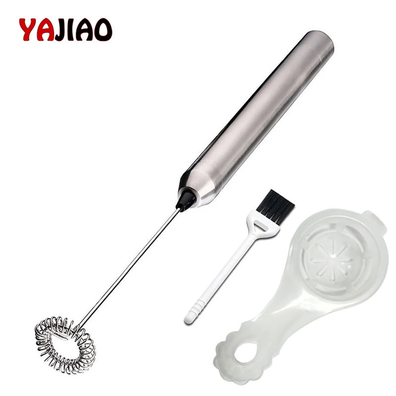 Электрический ручной миксер YAJIAO из нержавеющей стали блендер для вспенивания