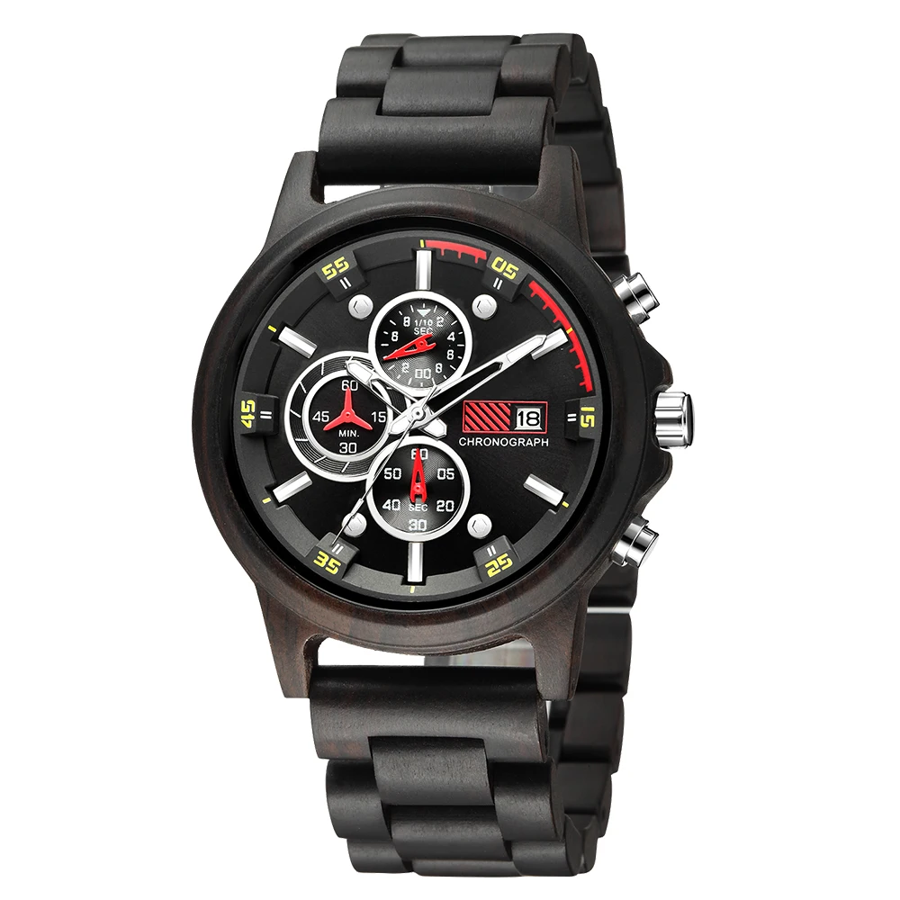 Часы наручные мужские с хронографом многофункциональные креативные люксовые