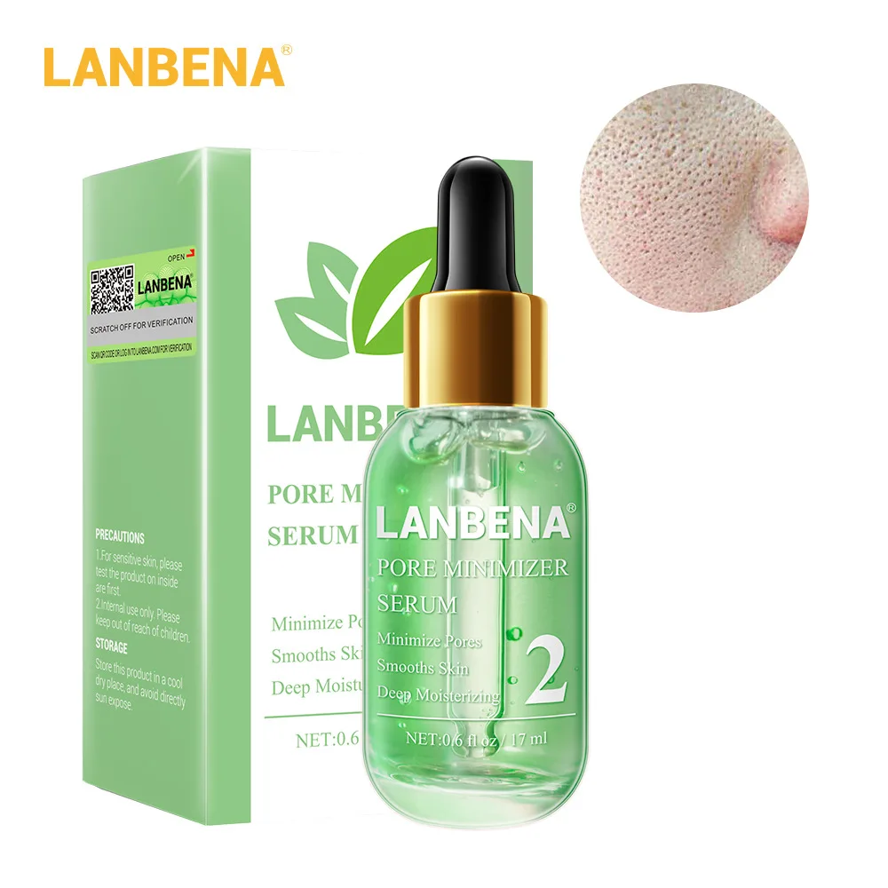 LANBENA Pore Minimizer Serum Blackhead Exporting Reducing Mask Acne Deep Cleansing Beauty Cosmetics for Women 17ml | Красота и