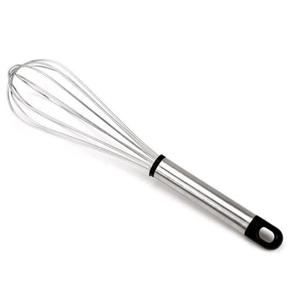 

Stainless Steel Egg Beater Hand Whisk Mixer Kitchen Tools 27*6cm 1pc