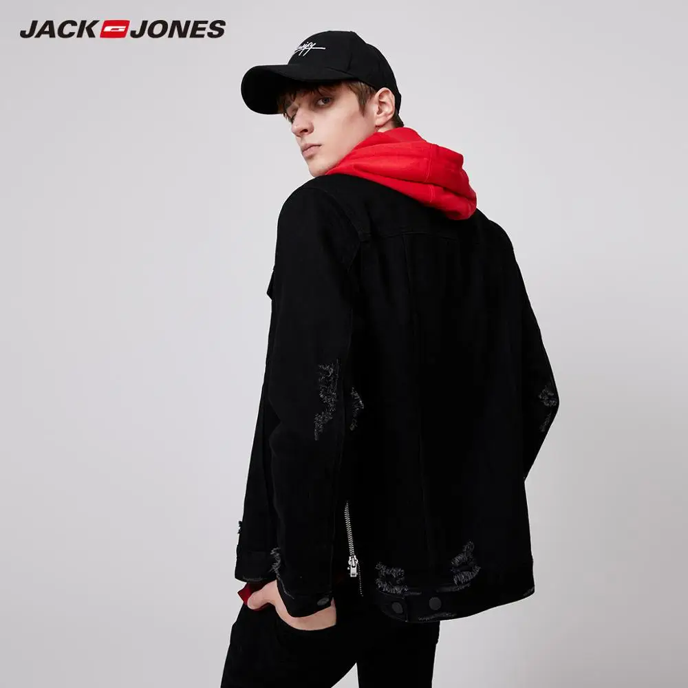 JackJones Для мужчин комплект платья из двух частей уличная джинсовая Caogo куртка