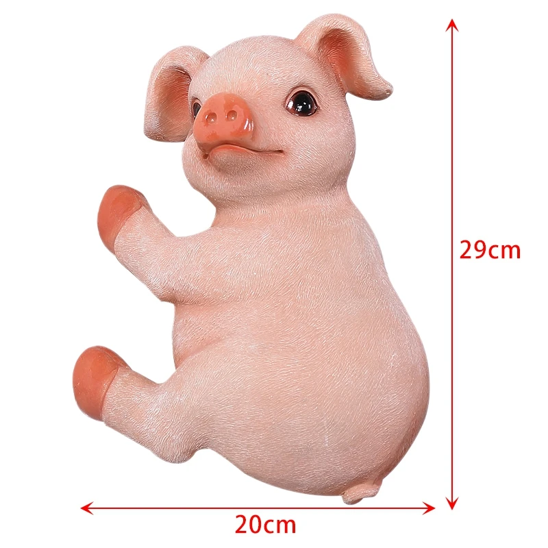 

SHGO HOT-Cute Pig Roll Paper Towel Rack Wall Hanging Toilet Tissue Box Household Roll Paper Box Bathroom Waterproof Toilet Paper