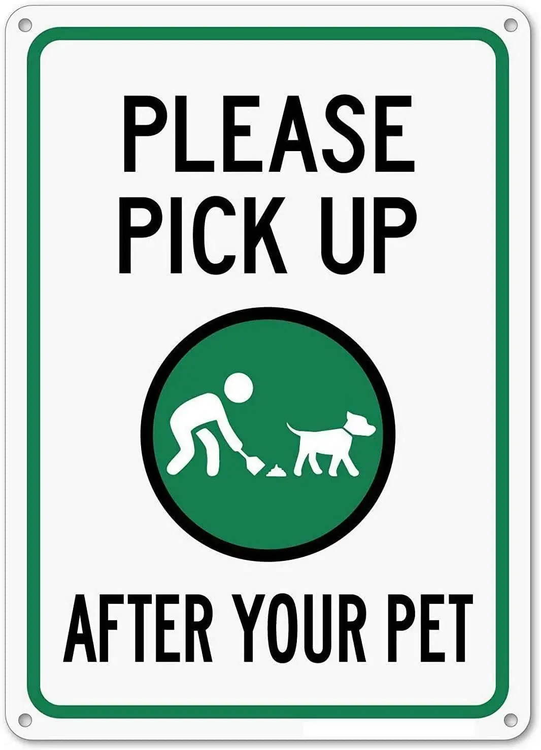 

Please Pick Up After Your Pet Funny Tin Sign Bar Pub Garage Diner Cafe Home Wall Decor Art 20x30cm