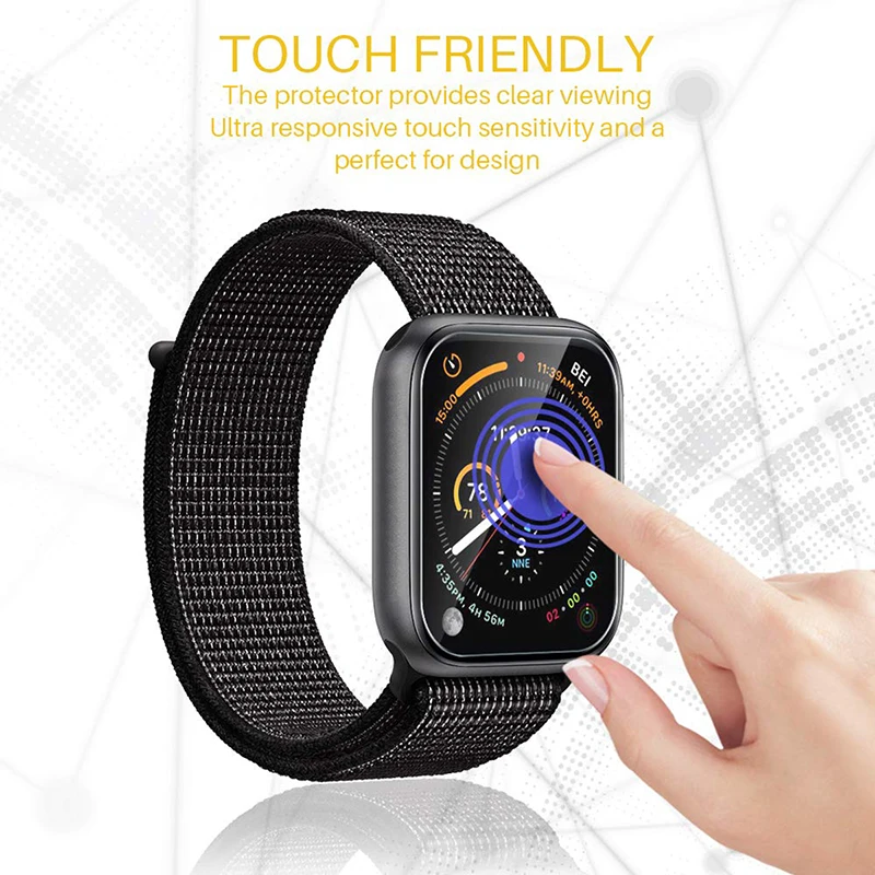 Защитная пленка для Apple Watch Series 6 SE 5 4 44 мм 40 Гидрогелевая Iwatch 3 42 38 мм|Защитные