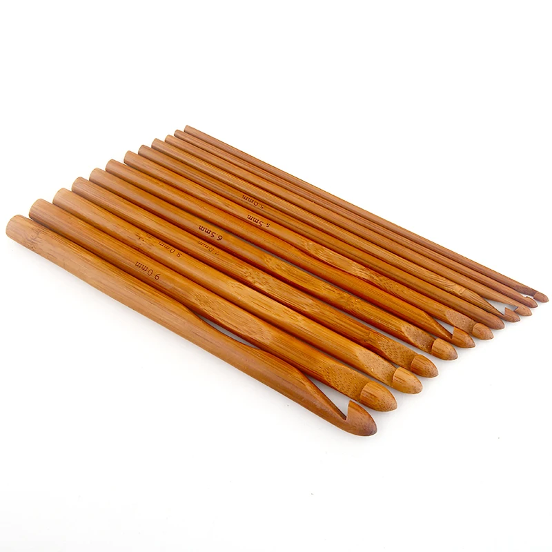 3 мм-10 мм 12 шт./лот карбонизированные Круглые вязальные спицы сделай сам швейные