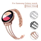 Ремешок для samsung galaxy gear s3 band, браслет из нержавеющей стали с пряжкой, розовый, 20 мм 22 мм 46 мм huawei gt2