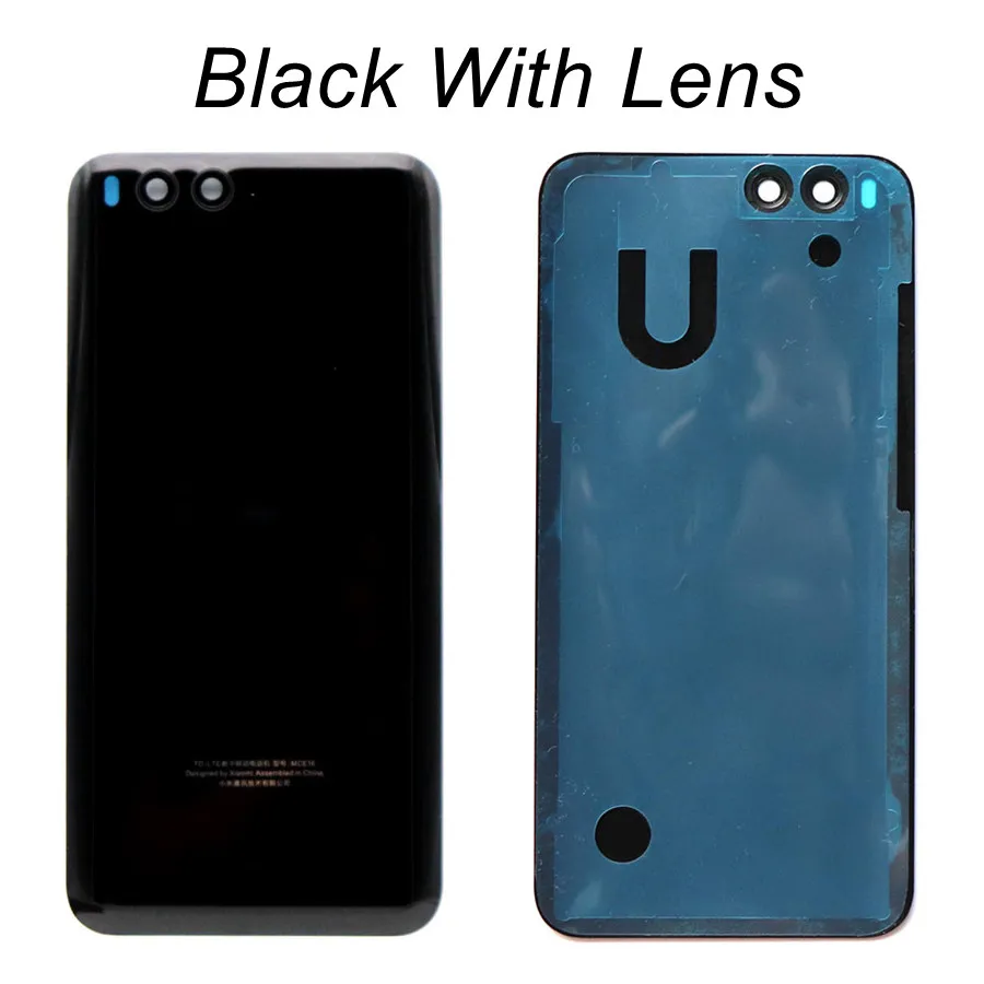 Крышка батарейного отсека для Xiaomi Mi6 Mi 6 Задняя стеклянная крышка корпуса + Замена