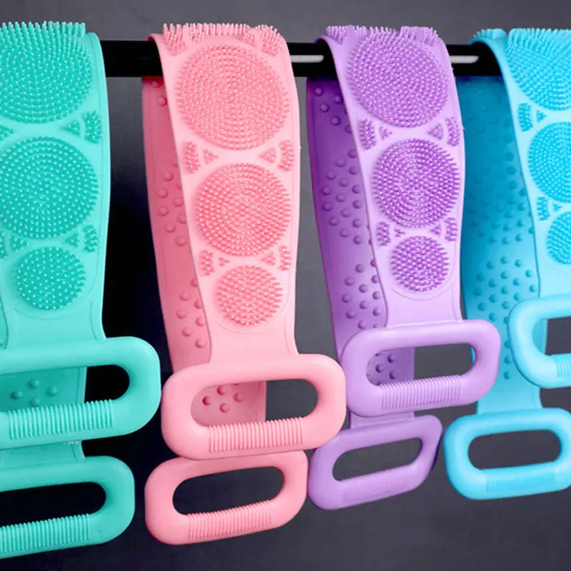 Силиконовые щетки для ванной комнаты банные полотенца щетка тела пояс ванны