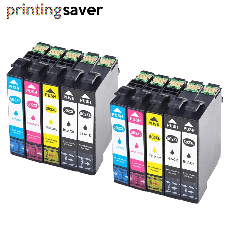 Упаковка из 10 шт. совместим с Epson 502 XL чернильные картриджи для T502 502XL XP 5105 5100 XP5105