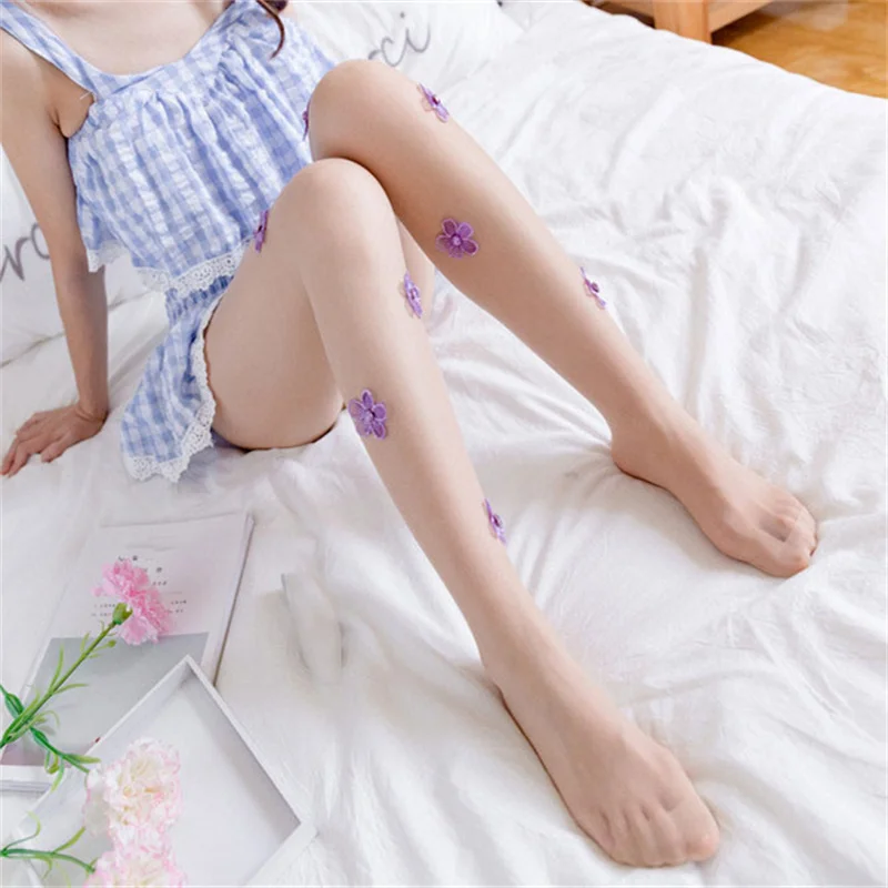 Women's Stockings 2022 Spring Summer Thin Seamless Pantyhose Female High Waist Fake See Through Tights Nylon Leggings for Girls