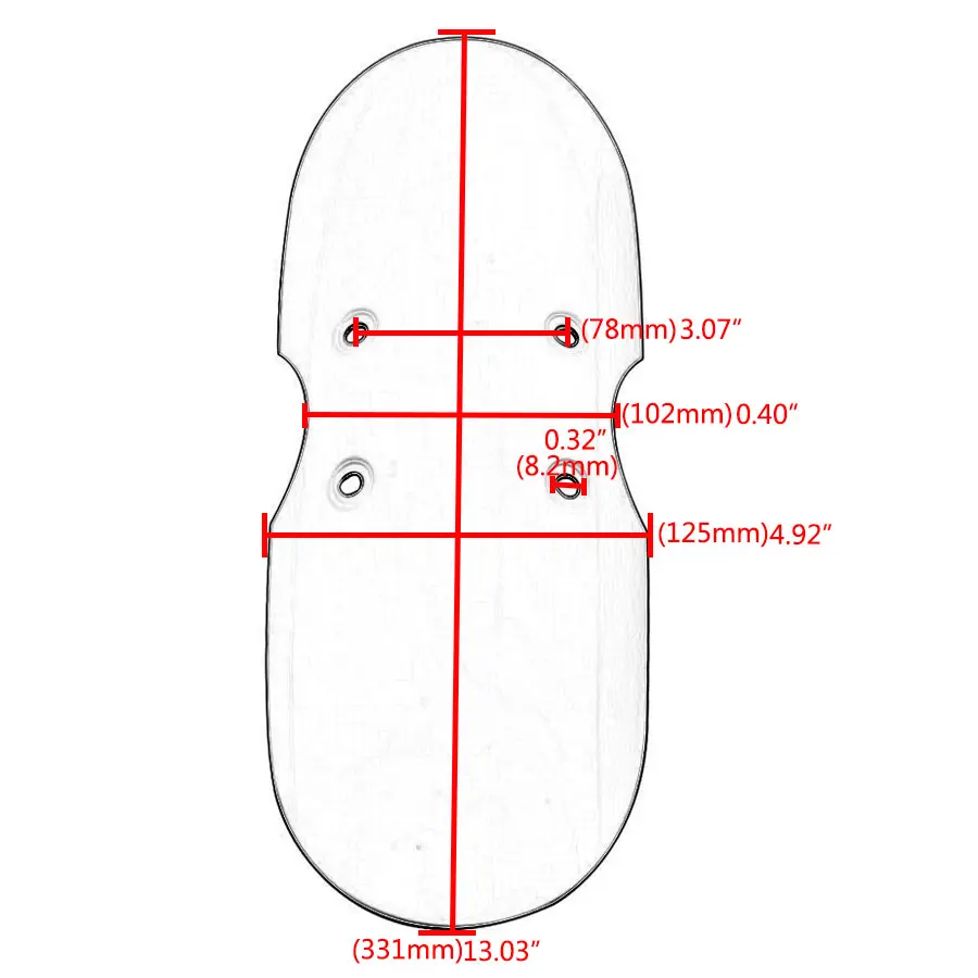 

Motorcycle 5 Color ABS Front Mudguard Fender Mud Guard Fairing Plastic for Triumph Bonneville 2001-2016 Thruxton 900 Scrambler