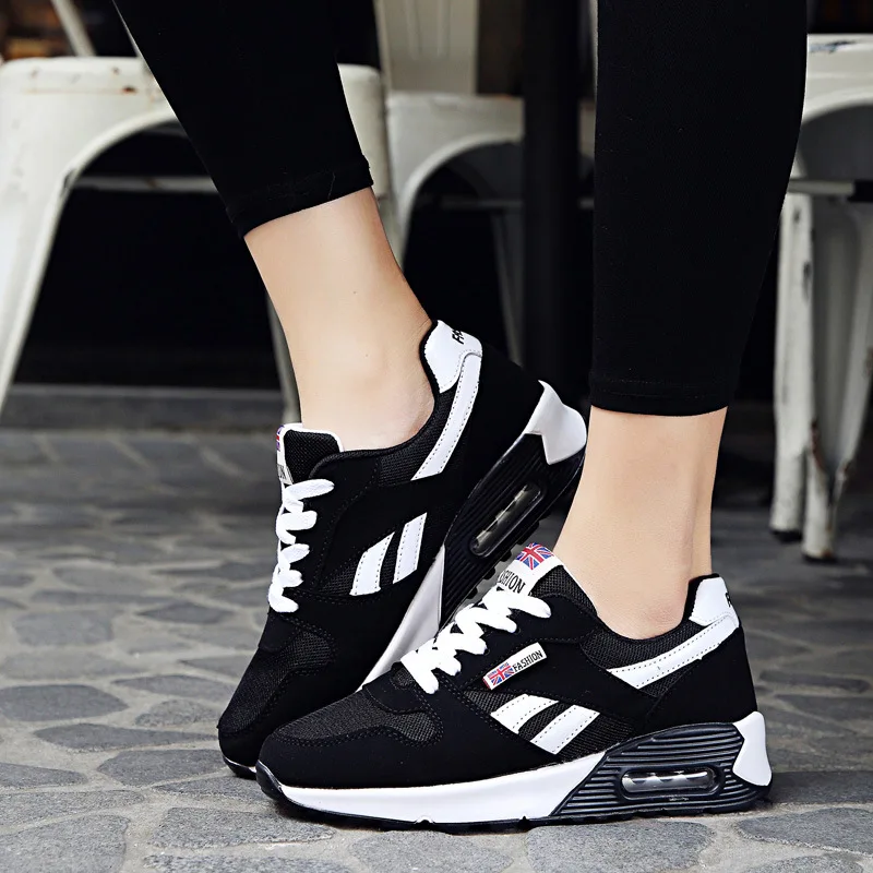 

new Sneakers Women Shoes Flats Casual Ladies Shoes Woman Lace-Up Mesh Light Breathable Female zapatillas de deporte para mujer