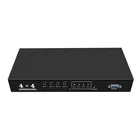 ИК-пульт дистанционного управления Wiistar коммутатор SDI 4x4, матрица 4 в 4 выхода 1080P, видео RS232 Ethernet, поддержка сигналов HD-SDI SD-SDI 3G-SDI