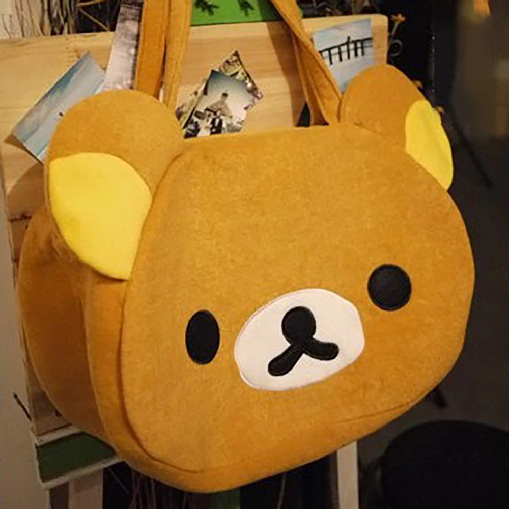 Anime Cute Bear Chick Bear Shoulder Hanging Plush Bag  Carrier Backpack Walking Outdoor Travel Breathable Shoulder 36-55l рюкзак